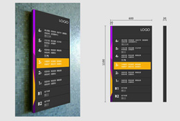 楼层分层指路与索引标识