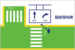 人行横道设置地面导向线