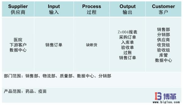 精益物流项目范围