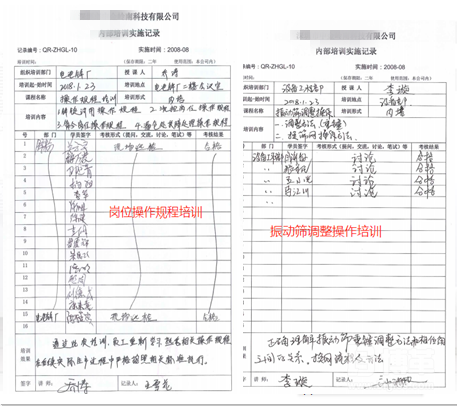 标准制定后的培训