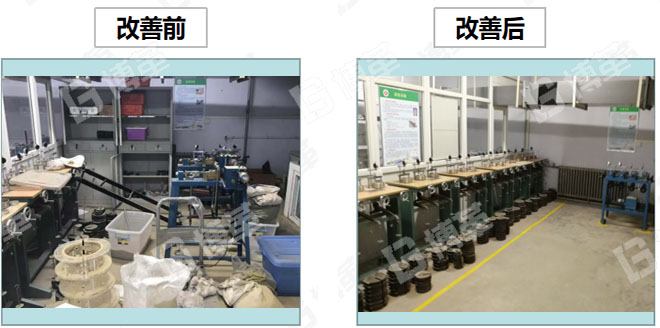 大学实验室7S管理改善前后对比