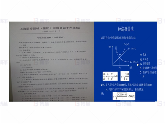 上海某医疗器械厂存货周转率提升案例 经济批量的设置