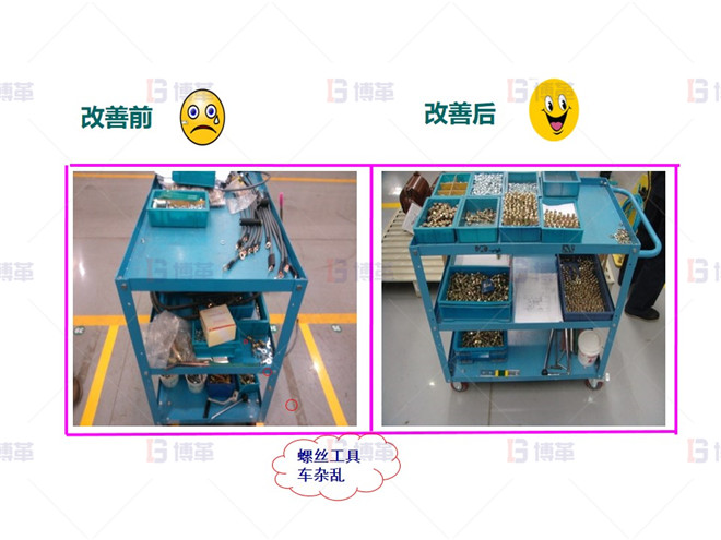 知名电气公司5S管理案例 改善前后2