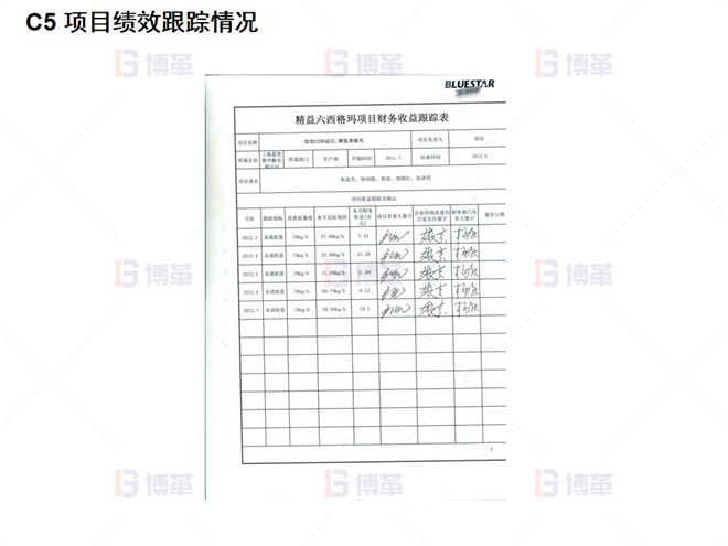 C5 项目绩效跟踪情况