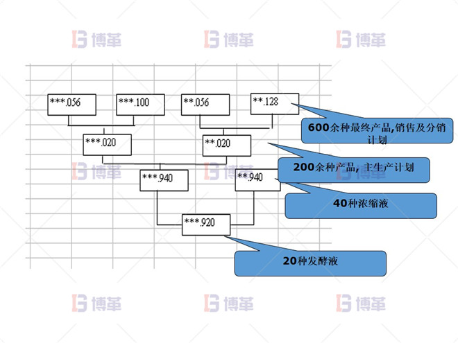 制药行业计划预测流程优化案例 N公司产品结构